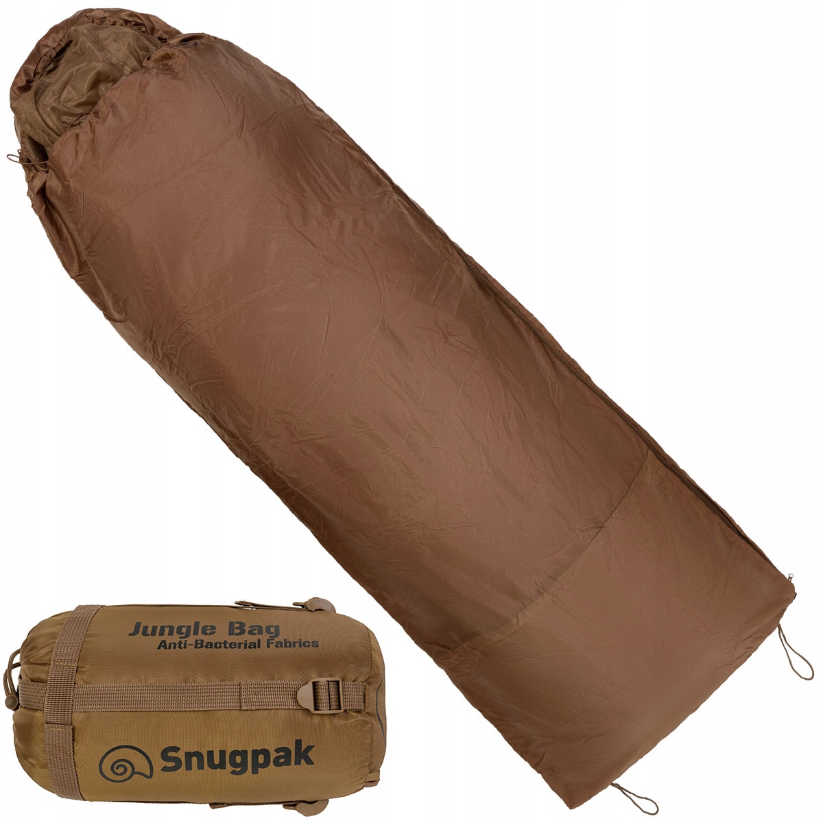 Snugpak Lehký letní spací pytel Jungle Bag Lz s moskytiérou Coyote