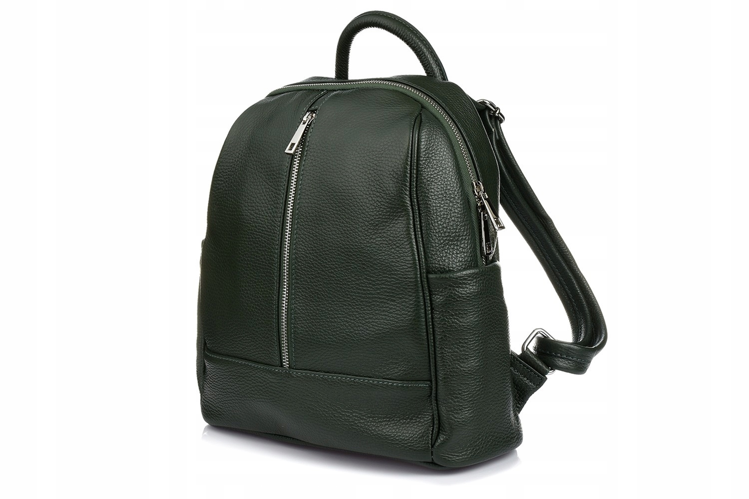 

Włoski Plecak Skórzany A4 damski pojemny solidny