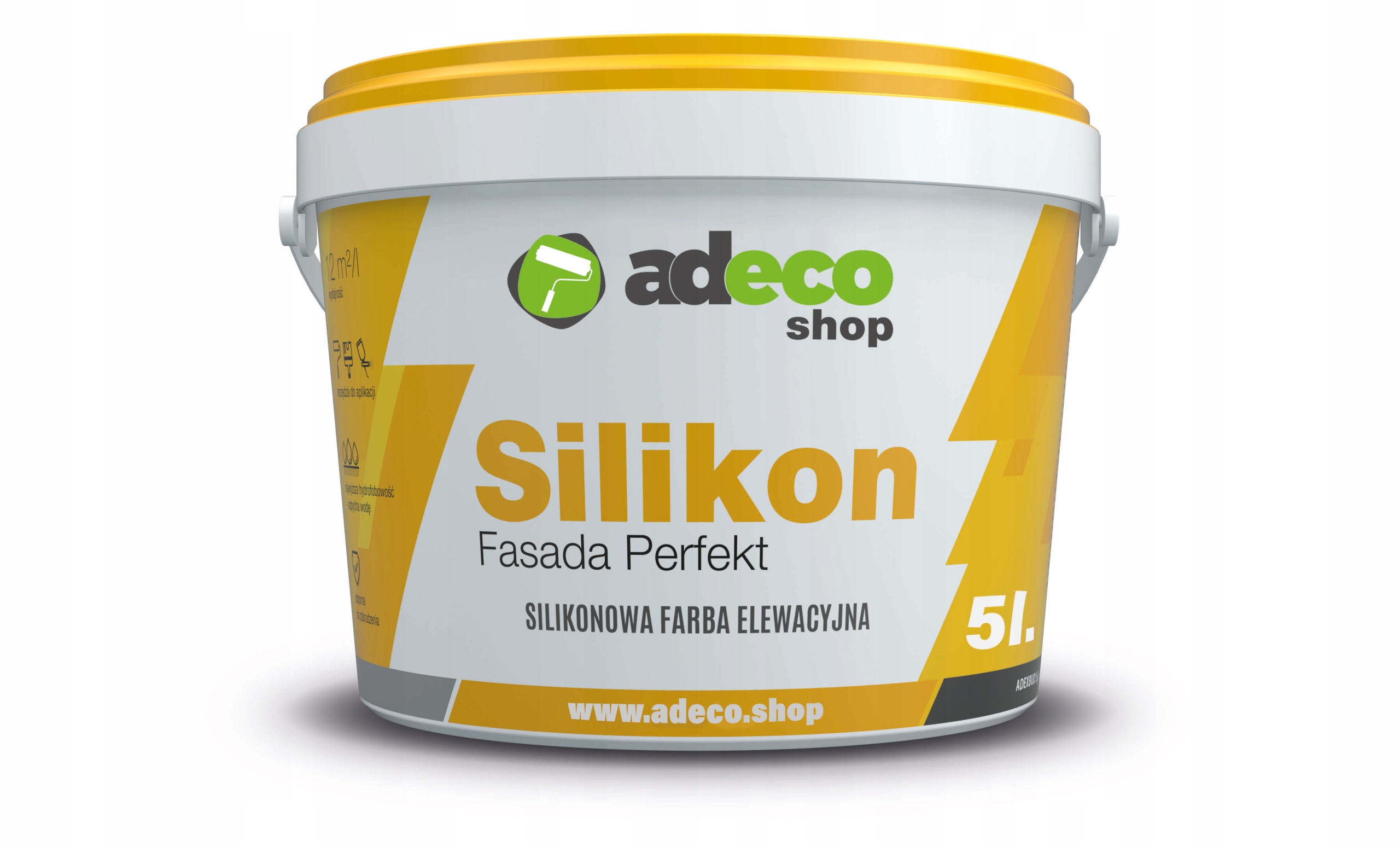 Farba zewnętrzna Silikonowa RAL 7016 antracyt 5L EAN (GTIN) 5901821960595