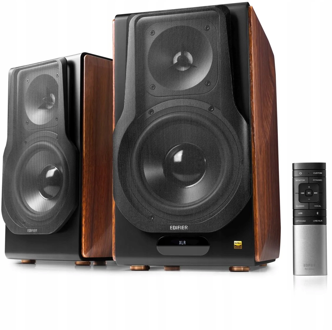 Głośniki komputerowe 2.0 Edifier S3000MKII pilot 256W Bluetooth brązowe