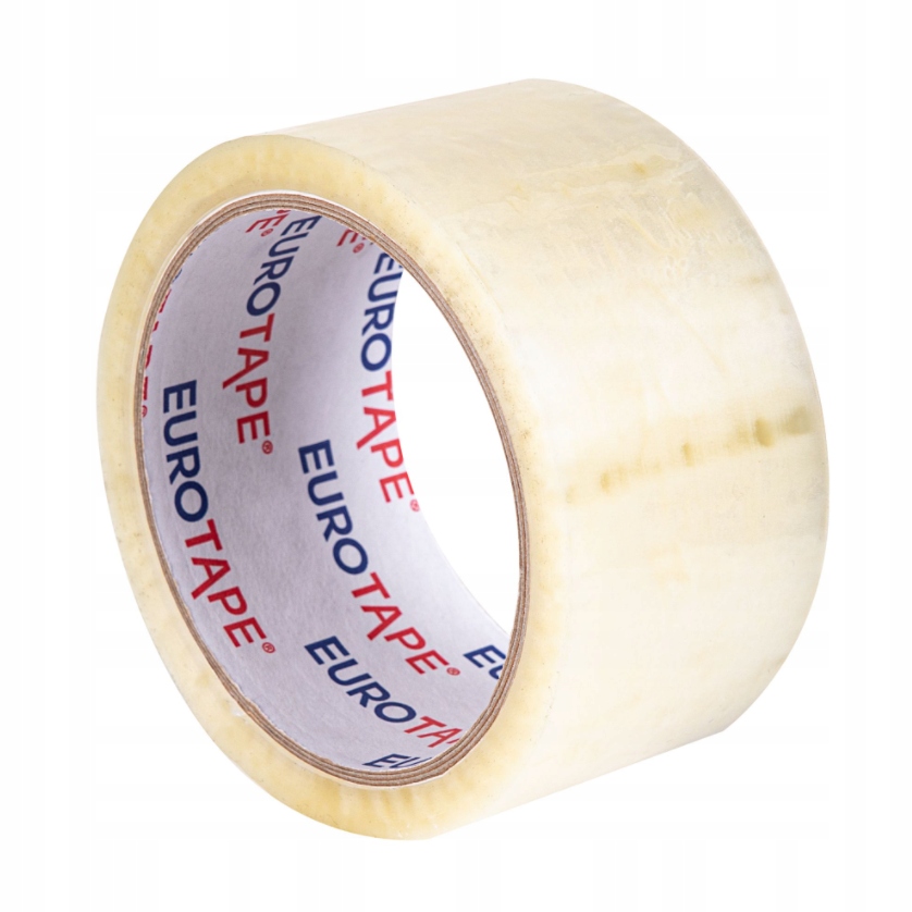 

Eurotape Taśma przeźroczysta klejąca pakowa 48/60y