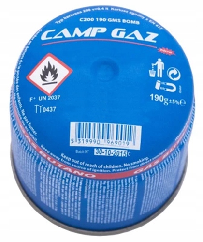 

Nabój Gazowy Do Kuchenki Palnik Gaz Kartusz 190g!