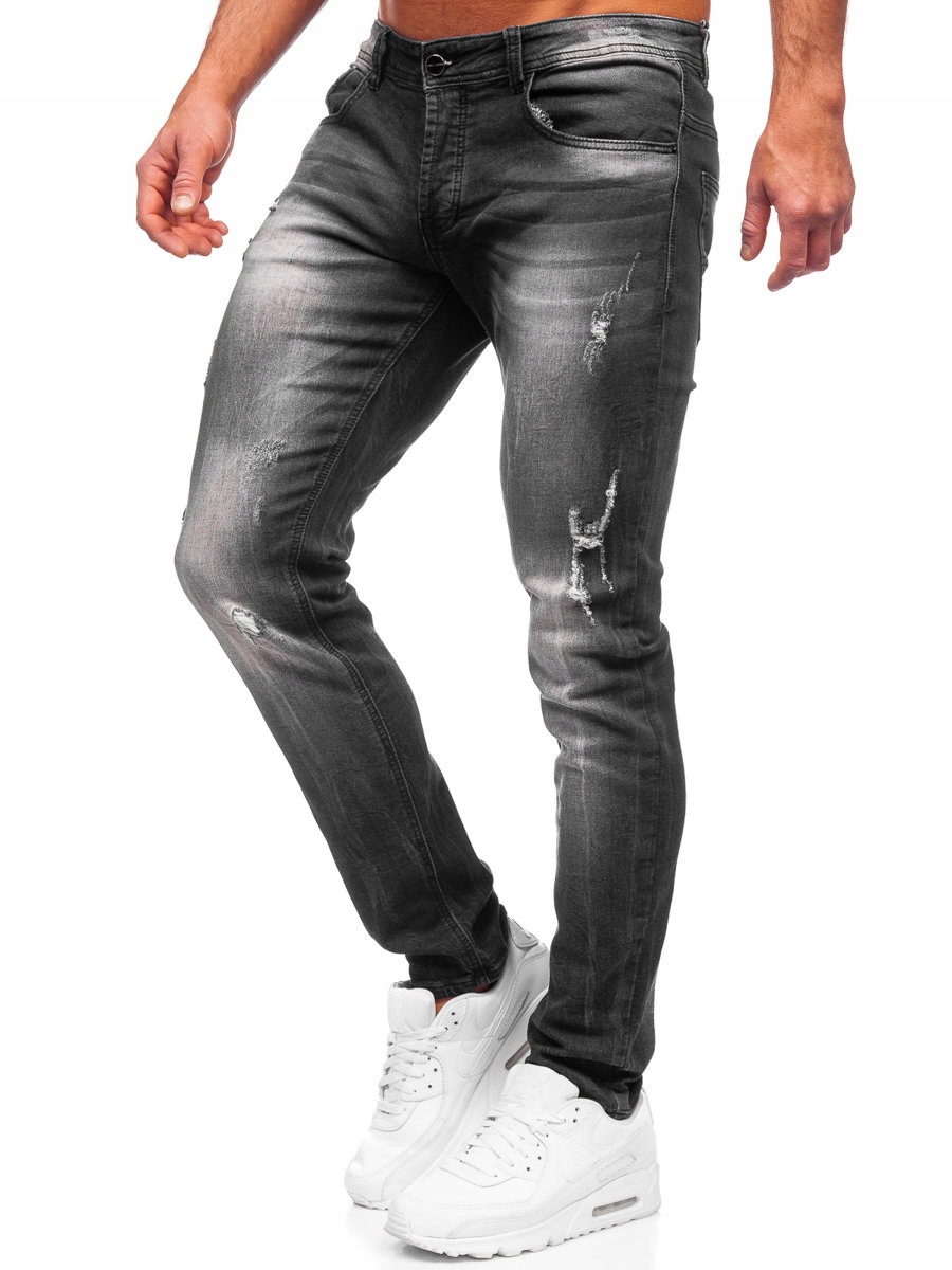 

Spodnie Jeansowe Czarne MP010N DENLEY_32/M