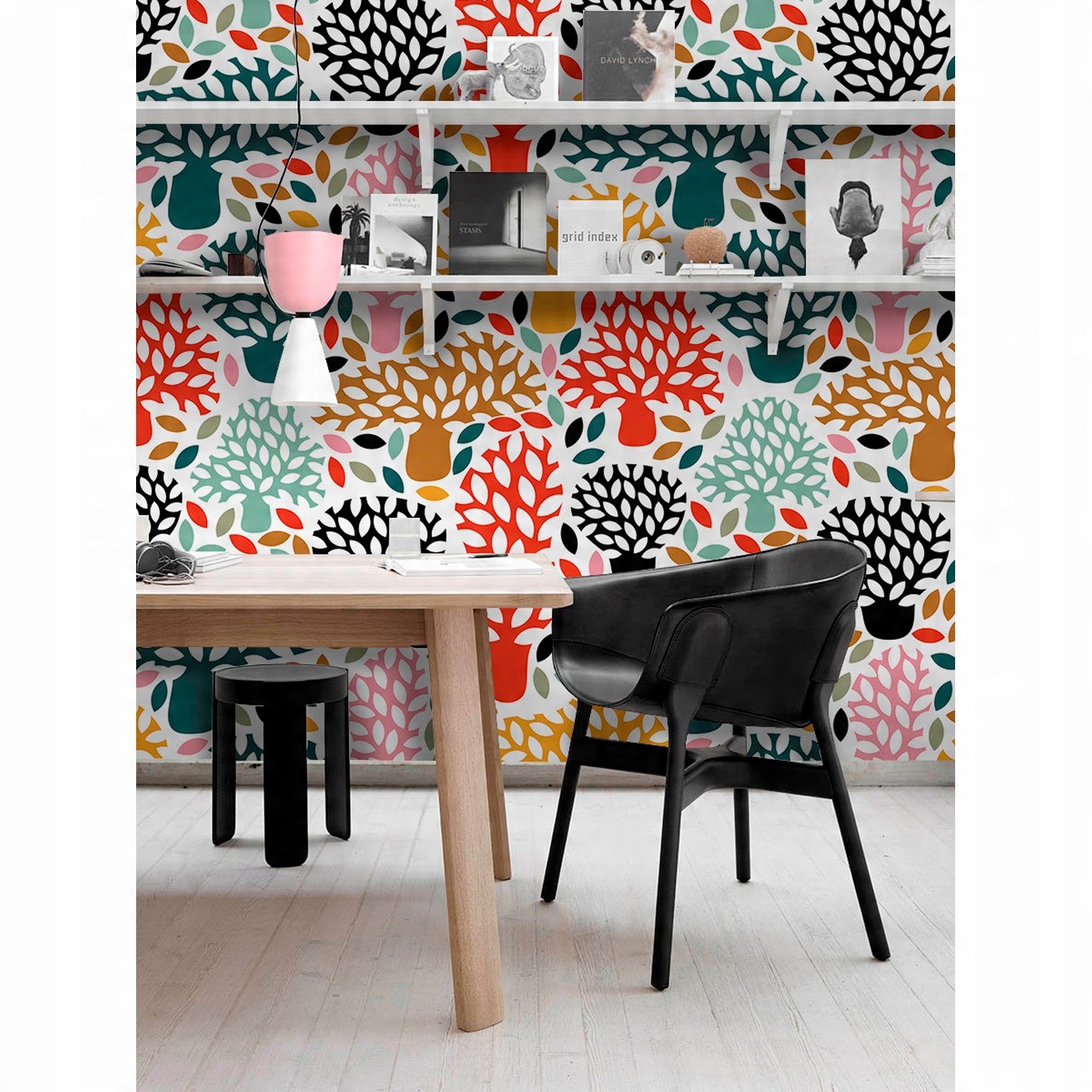 

Foto tapeta samoprzylepna Doodle drzewka 250x250cm
