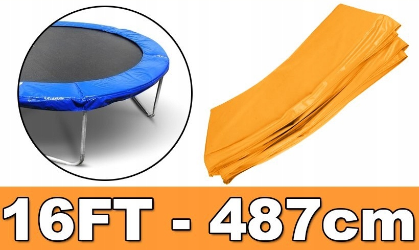 Kołnierz PAD Do Trampoliny 16FT Pomarańczowy