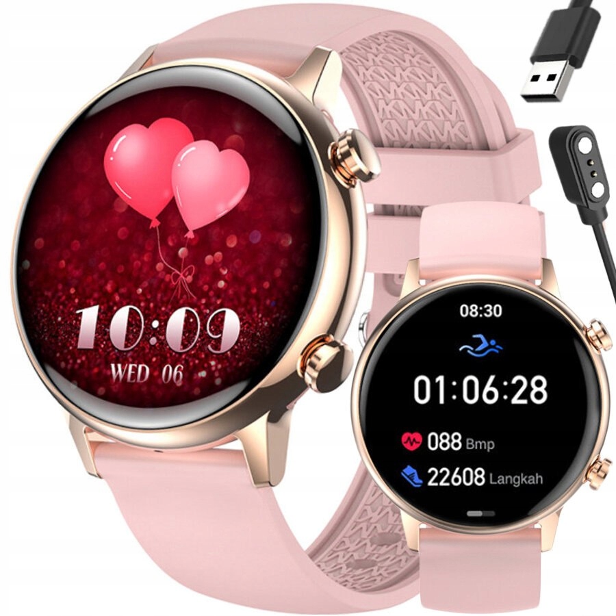 Dámske Smartwatch Rubicon RNCF09 Športové Režimy, Monitor Spánku (sr054a) Rub