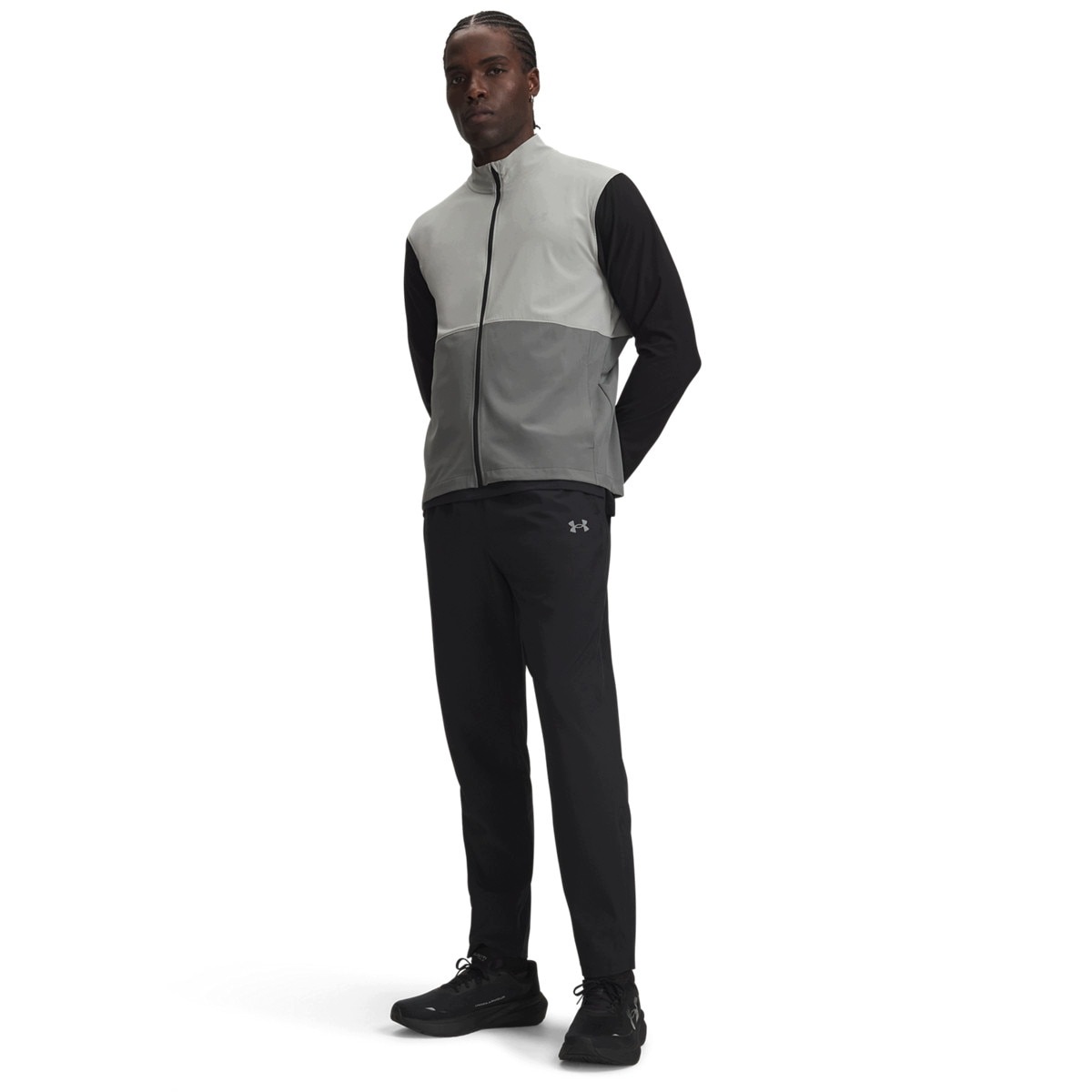 Męskie spodnie do biegania Under Armour Ua Velociti Storm Czarny L