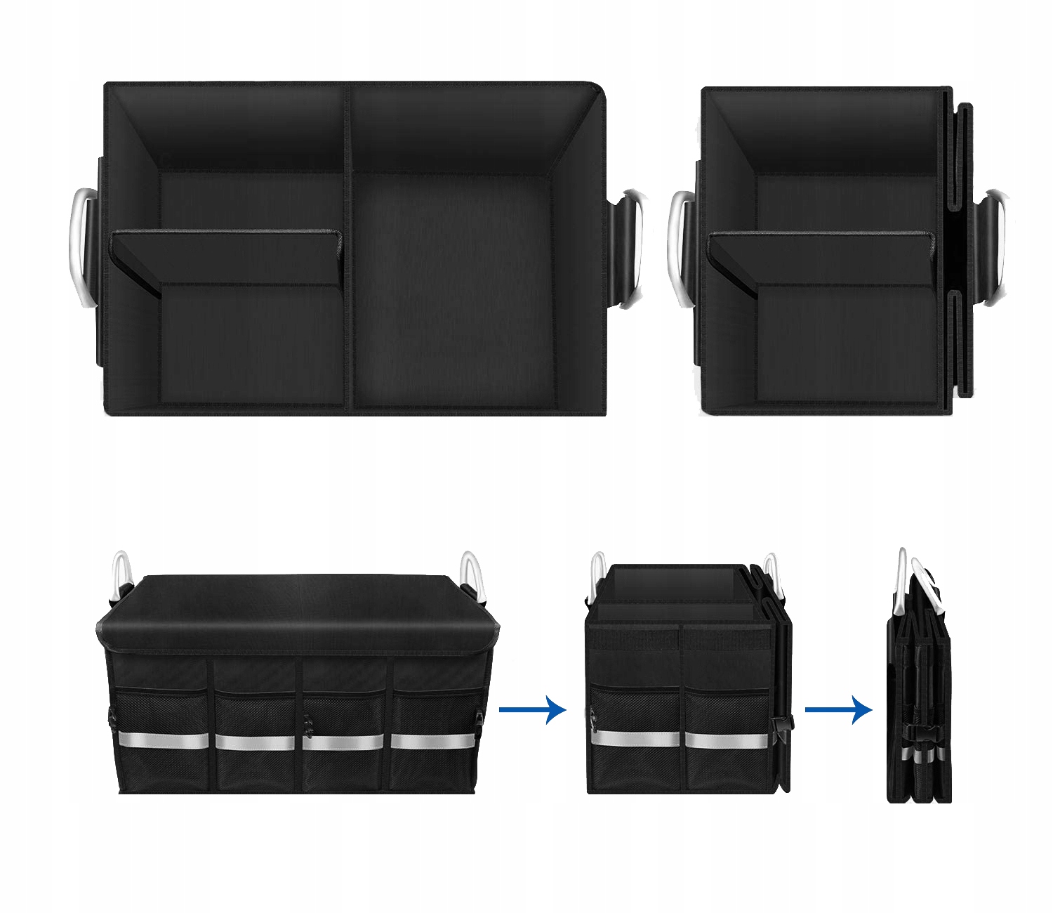 ORGANIZER DO BAGAZNIKA SAMOCHODOWEGO SZTYWNY RZEPY Manufacturer Hegger