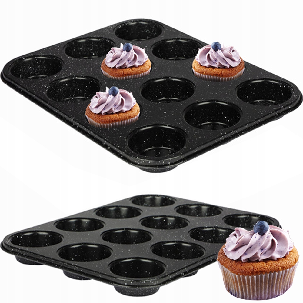 

Forma na babeczki muffiny blacha Non-stick 12 szt.