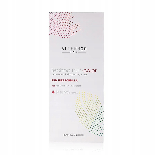 Paleta barev Alter Ego Techno Fruit Color, vzorníky, všechny barvy