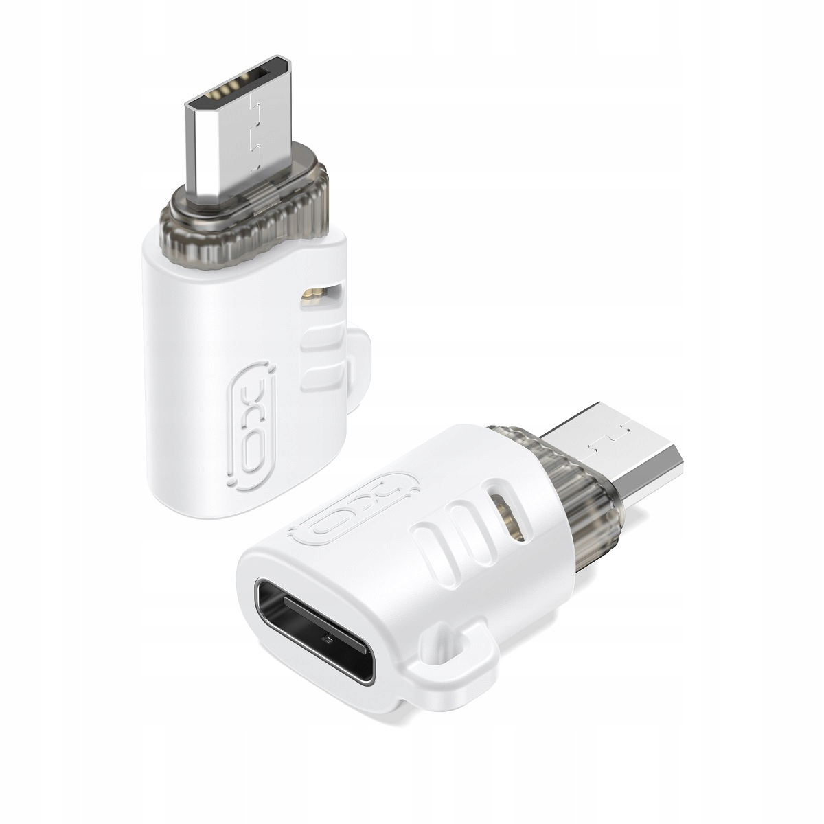 Adapter NB256H USB-C - microUSB biały USB C micro USB ładowanie