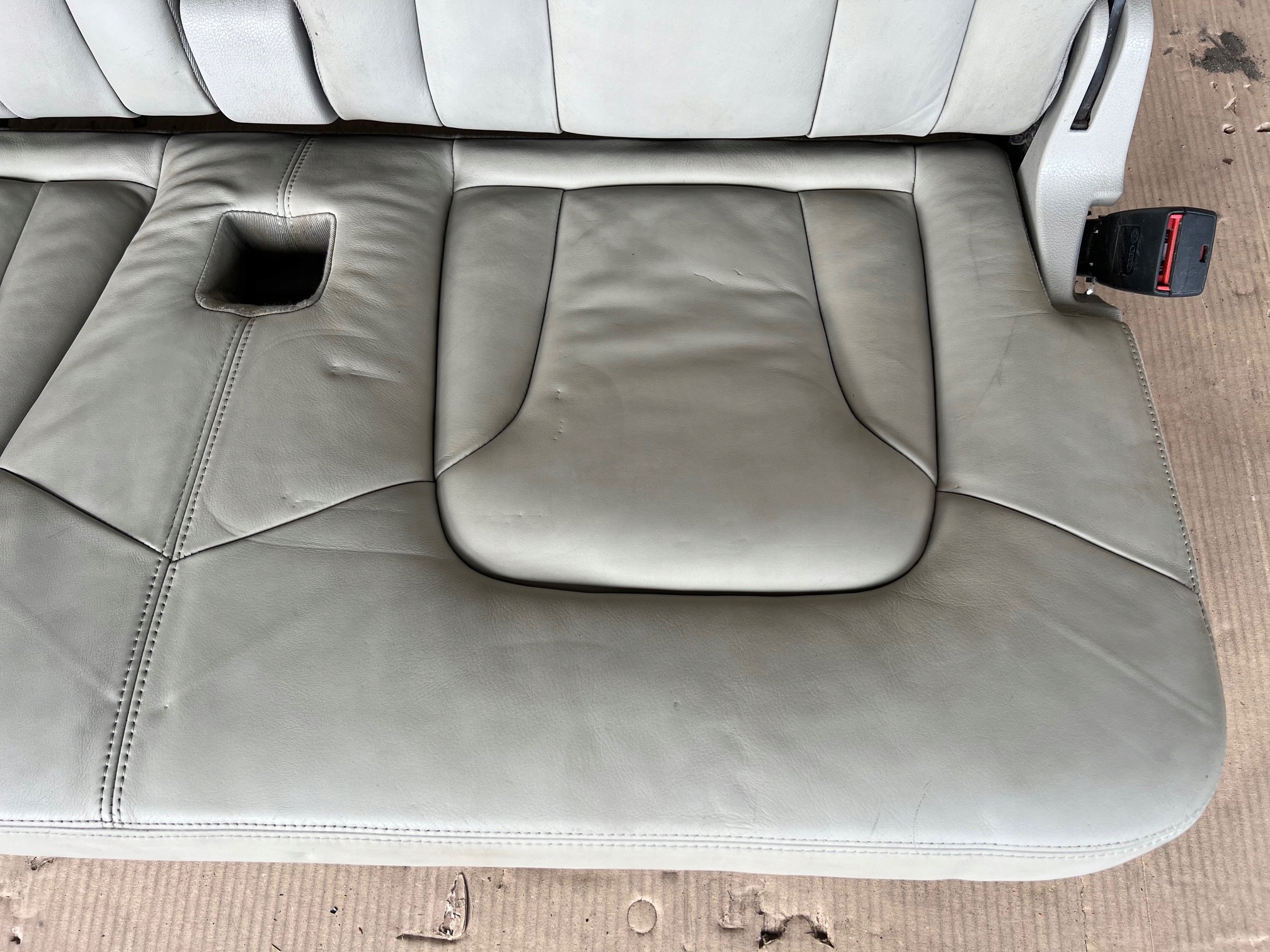 AUDI Q7 4L Sitze Sitz Sitz III 3 RZAD Leder JASNA