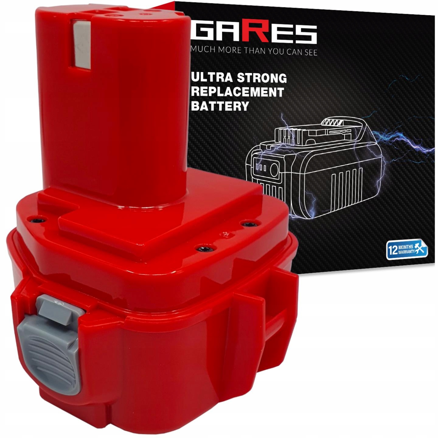 Akumulátor pro Makita 6223D 6227DWE ML122 UB120DWB 12V 2Ah