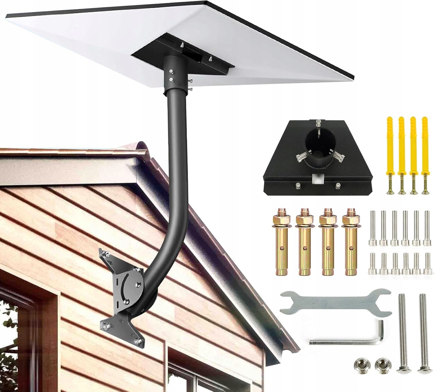 Kompletny Zestaw Uchwyt Ścienny do Starlink Gen 3 Regulowany wysuwany V3