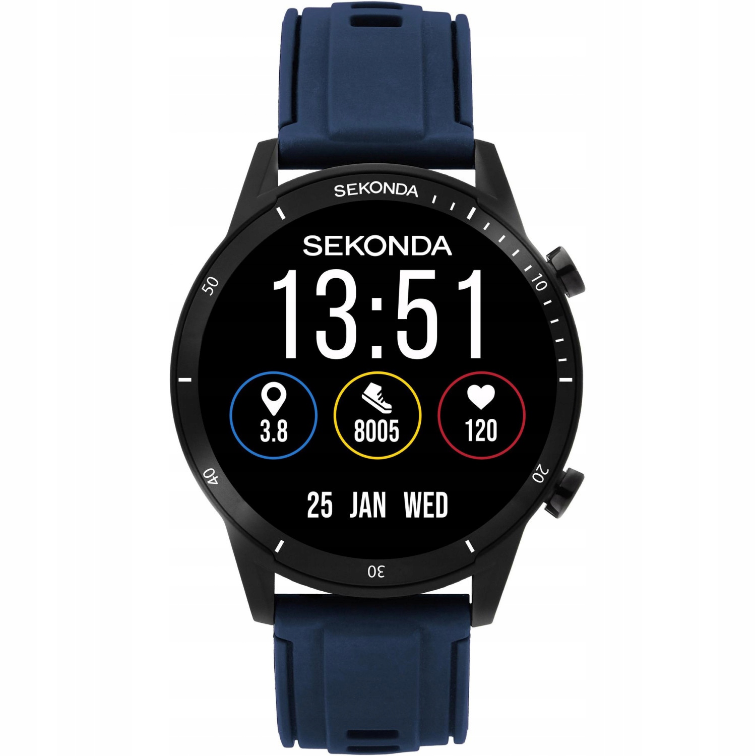 Chytré Hodinky Pánské Sekonda 30288 modrý pásek