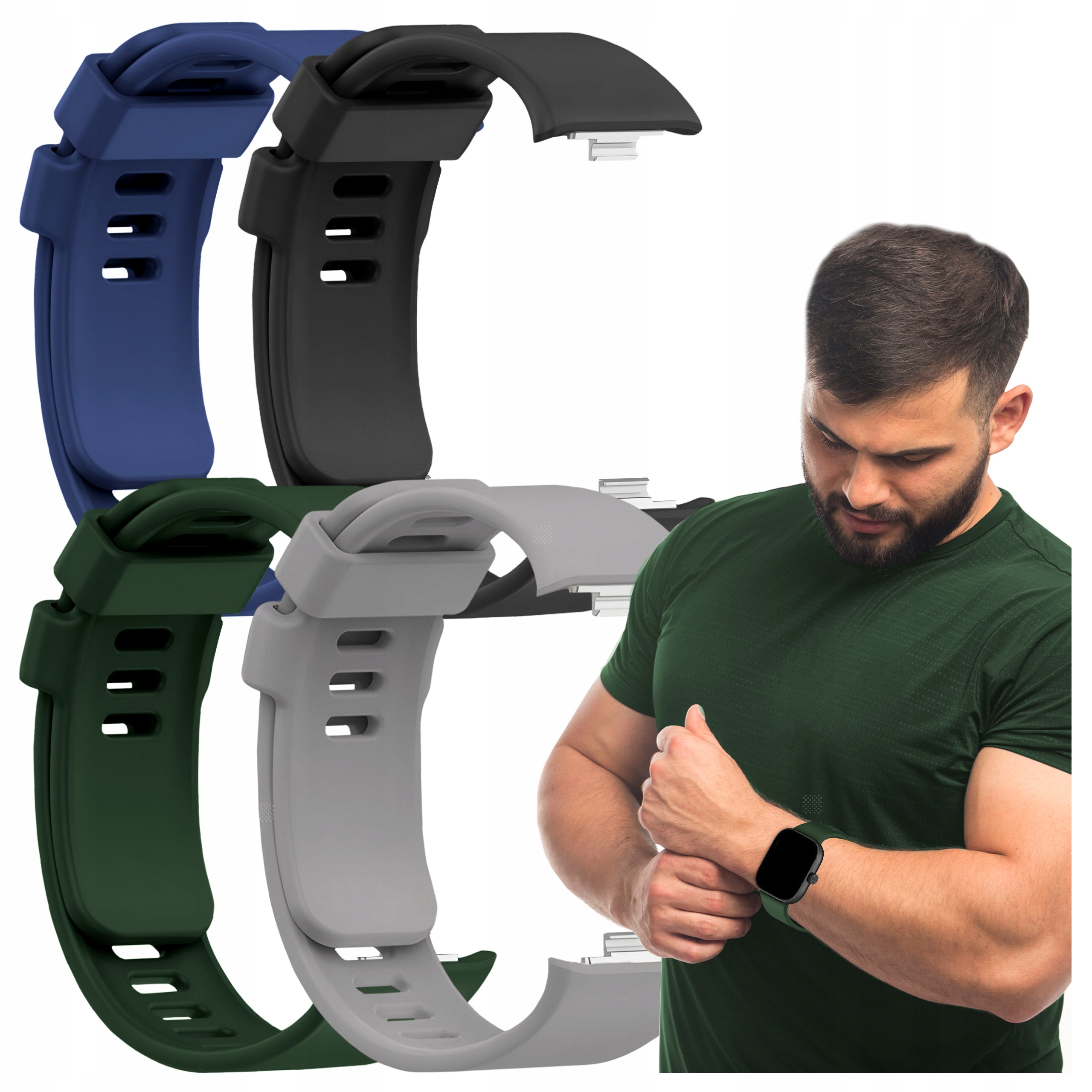 Zestaw 4x pasek do Xiaomi Mi Band 8 Pro Redmi Watch 4 opaska do zegarka