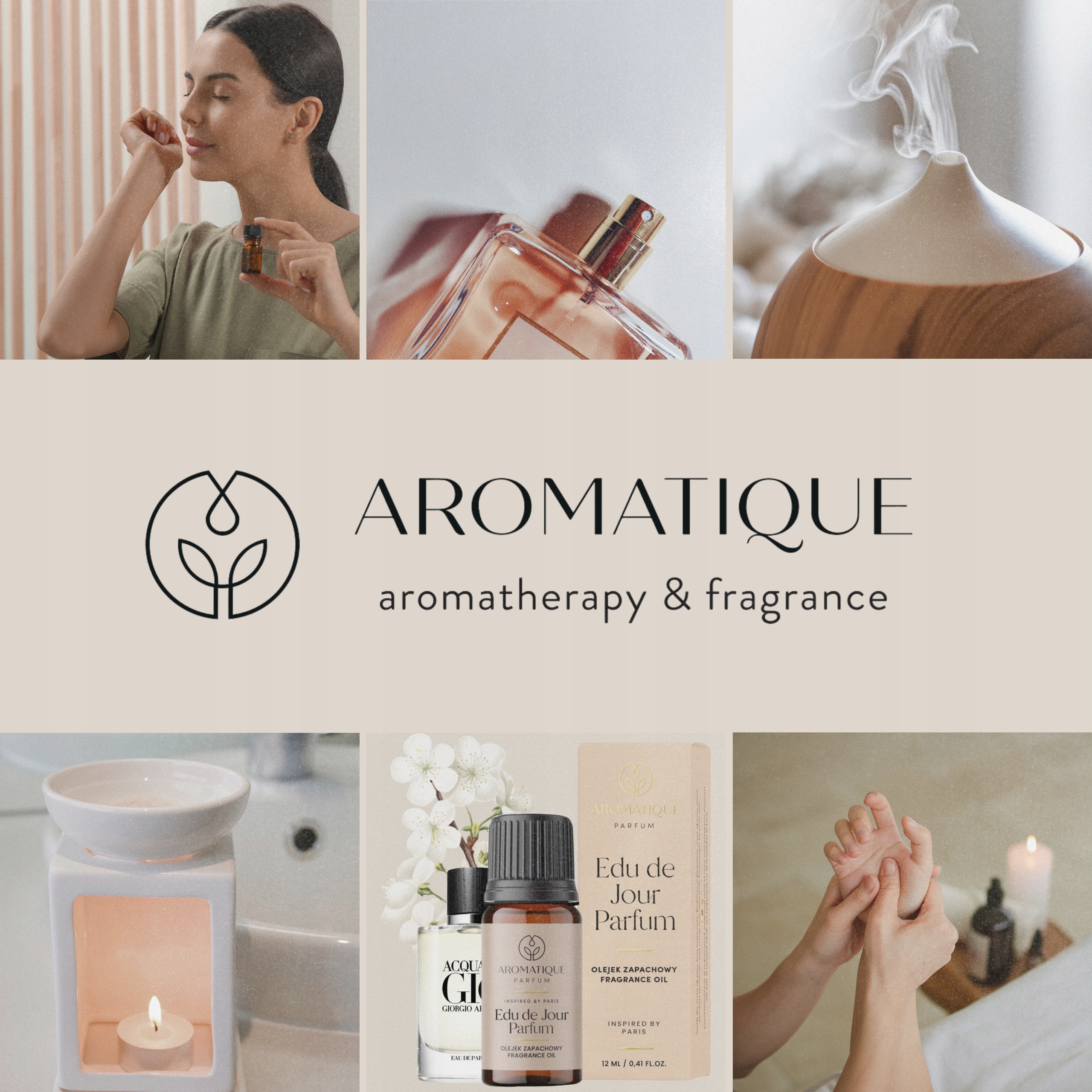 OLEJEK ZAPACHOWY Edu de Jour AROMATIQUE 12ml Giorgio Armani Aqua di Gio Pojemność 12 ml