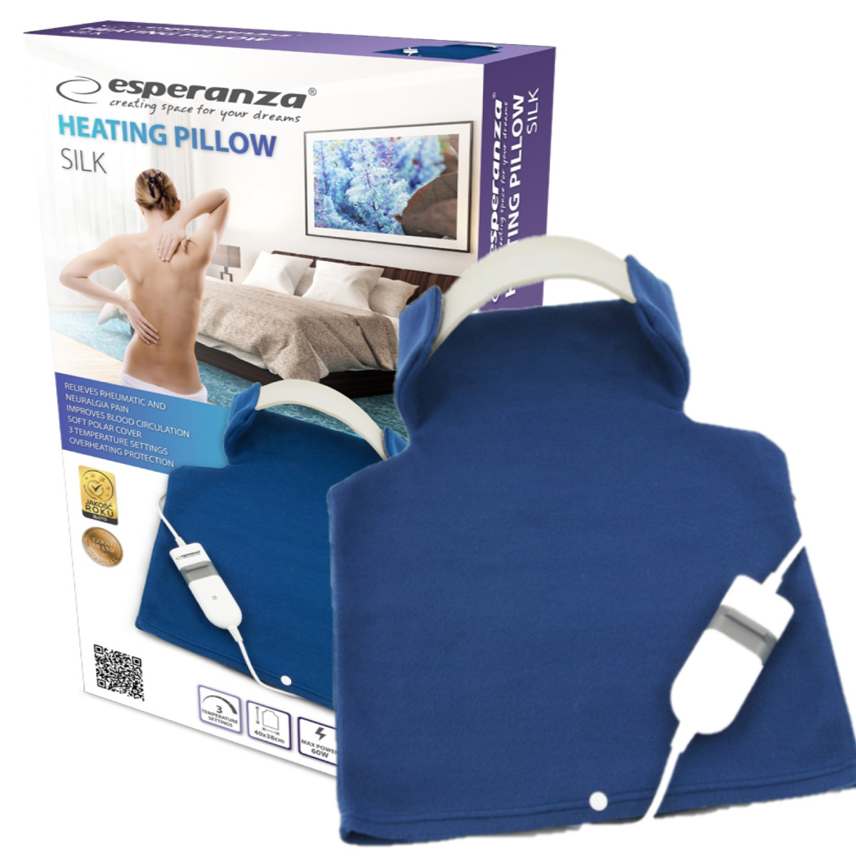 EHB003 Elektrický Polštář Profilovaná Topná Na Pilota teplá podložka