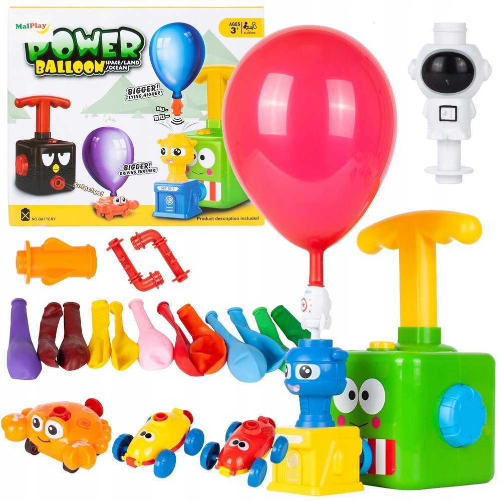 

Wyrzutnia Balonowa Aerodynamiczny Samochód +pompka