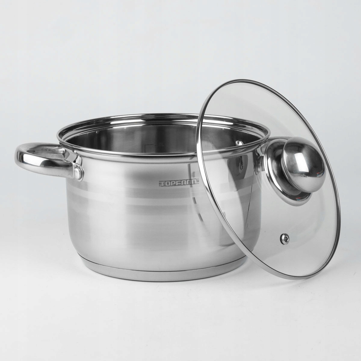 

Garnek Nierdzewny 22 CM Z Pokrywką 4 L Solidny
