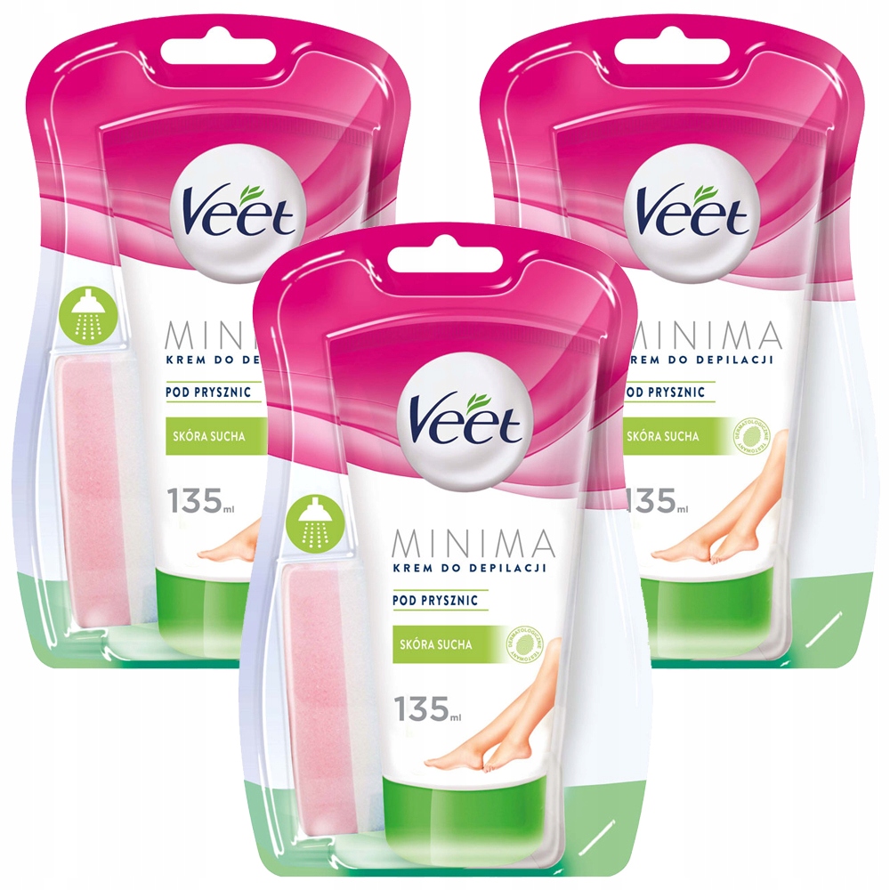 

Veet Krem do depilacji pod prysznic skóra sucha 3x