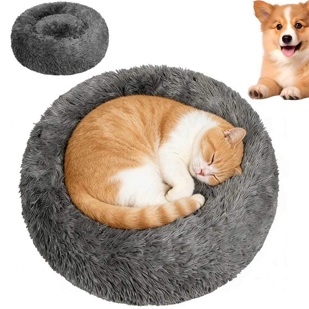 Levně Měkké Pelíšek Pro Zvířata 60X60X20 CM S Vysokými Okraji