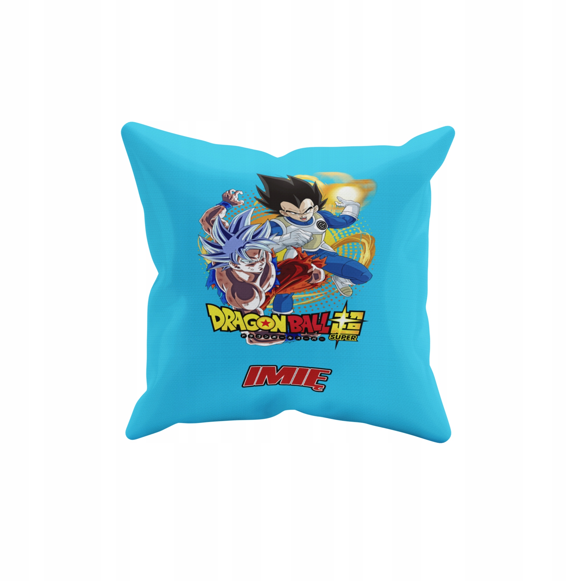 POSZEWKA NA PODUSZKĘ JAŚKA DO PRZEDSZKOLA DRAGONBALL+ IMIĘ GRATIS Waga produktu z opakowaniem jednostkowym 0.5 kg