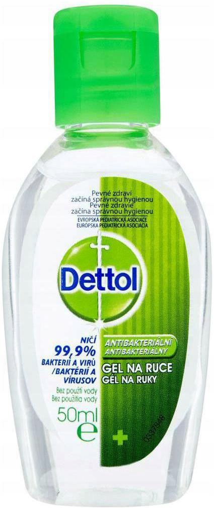DETTOL АНТИБАКТЕРИАЛЬНЫЙ ГЕЛЬ ДЛЯ РУК 50 МЛ