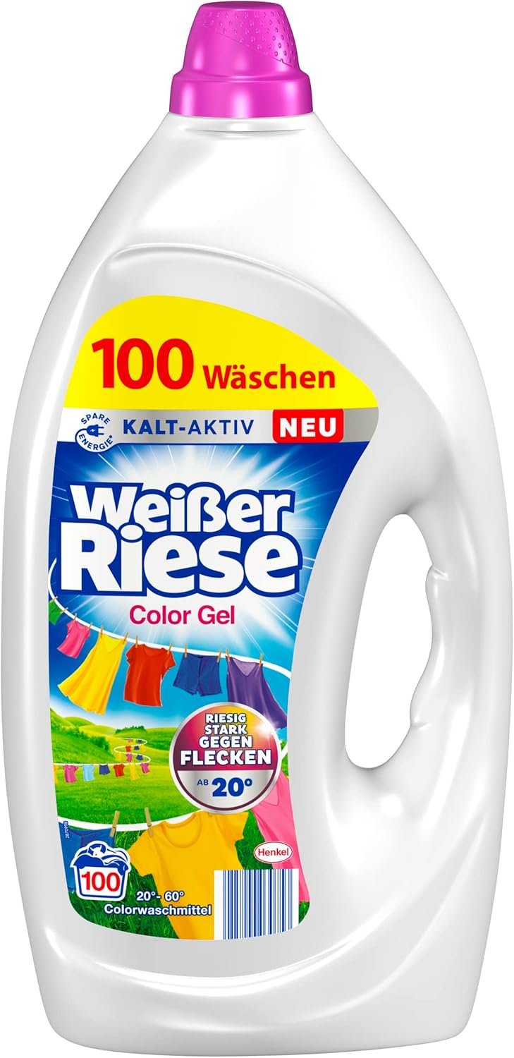 Levně Weisser WeiBer Riese Color Gel Gel Na Praní Barev Odstraňuje Skvrny 100 p 4,5 l De