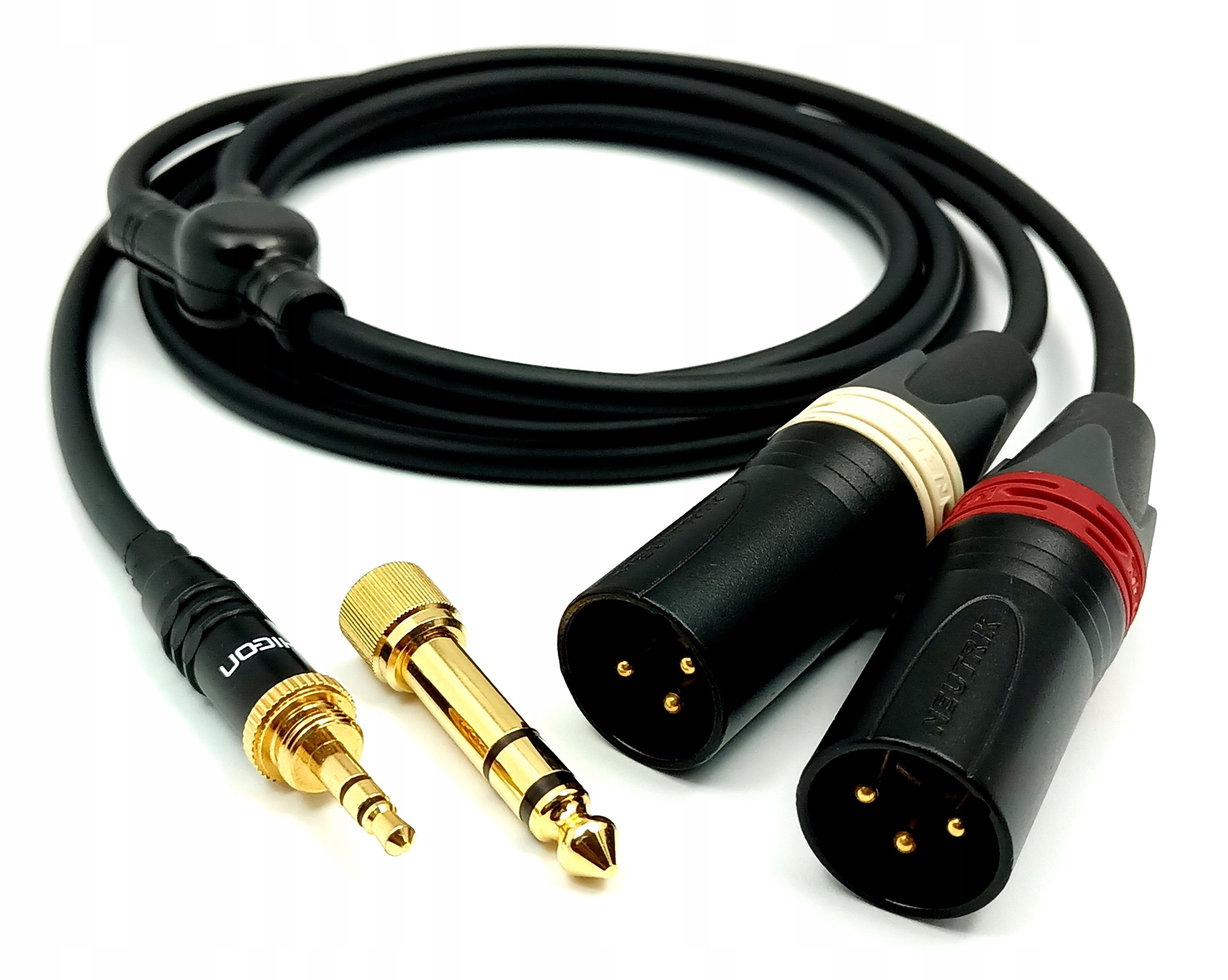 Aux kabel ručně vyrobený 3,5 mm 2 x Xlr Mogami 2893