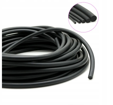 Uszczelka gumowa pianka Sznur EPDM 6mm 10 metrów
