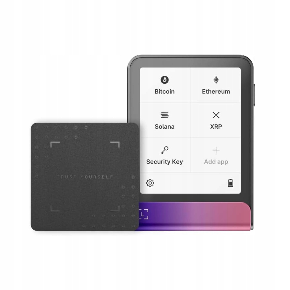 Bezpečná peněženka pro kryptoměny Ledger Flex Bitcoin Crimson Magenta