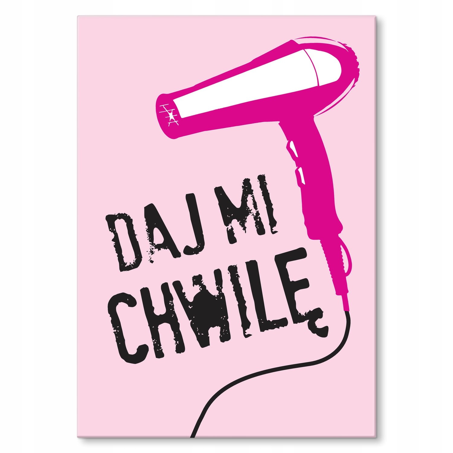 Kovový plakát Dej mi chvilku Dárek 30 x 42 cm