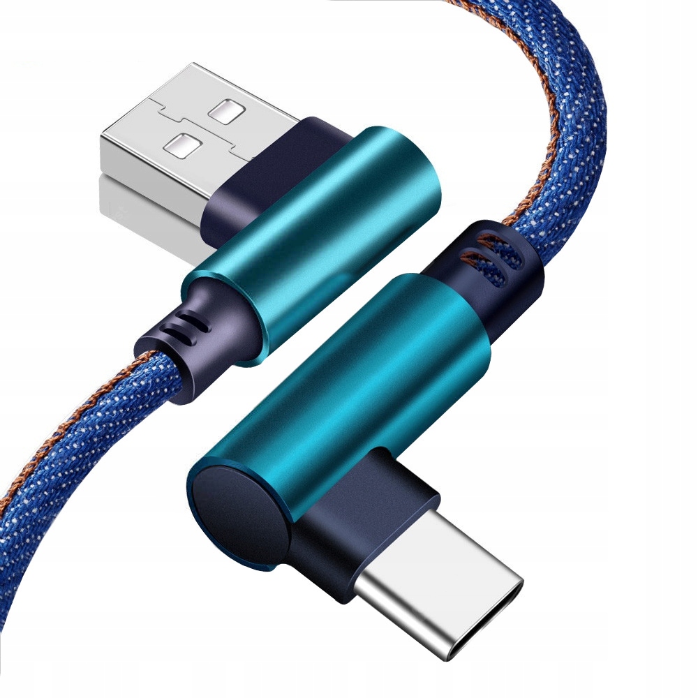 Kabel Koanni USB - USB typ C 2 m niebieski