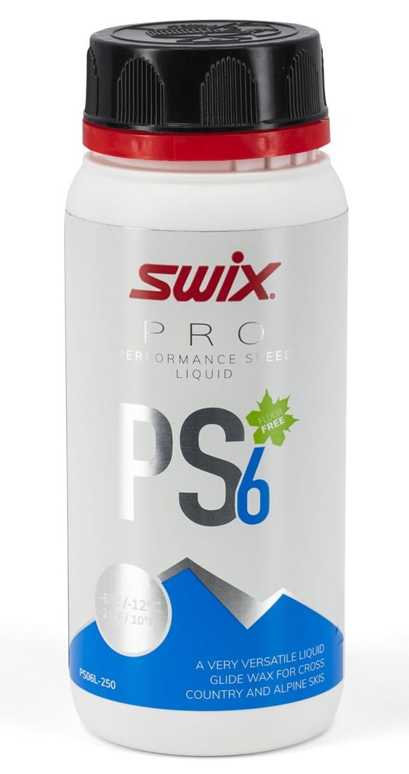 Smar narciarsko-snowboardowy PS6 Blue płyn 250ml Swix temp. -6°C do -12°C