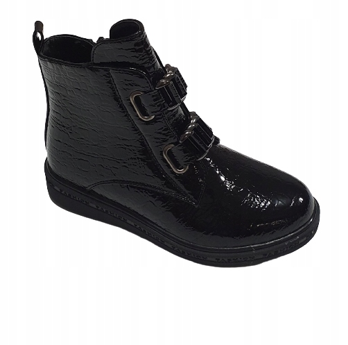 САПОГИ БОТИНКИ БОТИНКИ НА ТОЛСТОЙ РЕЛЬЕФНОЙ ПОДОШВЕ. РАЗМ. 32 УТЕПЛЕННЫЕ