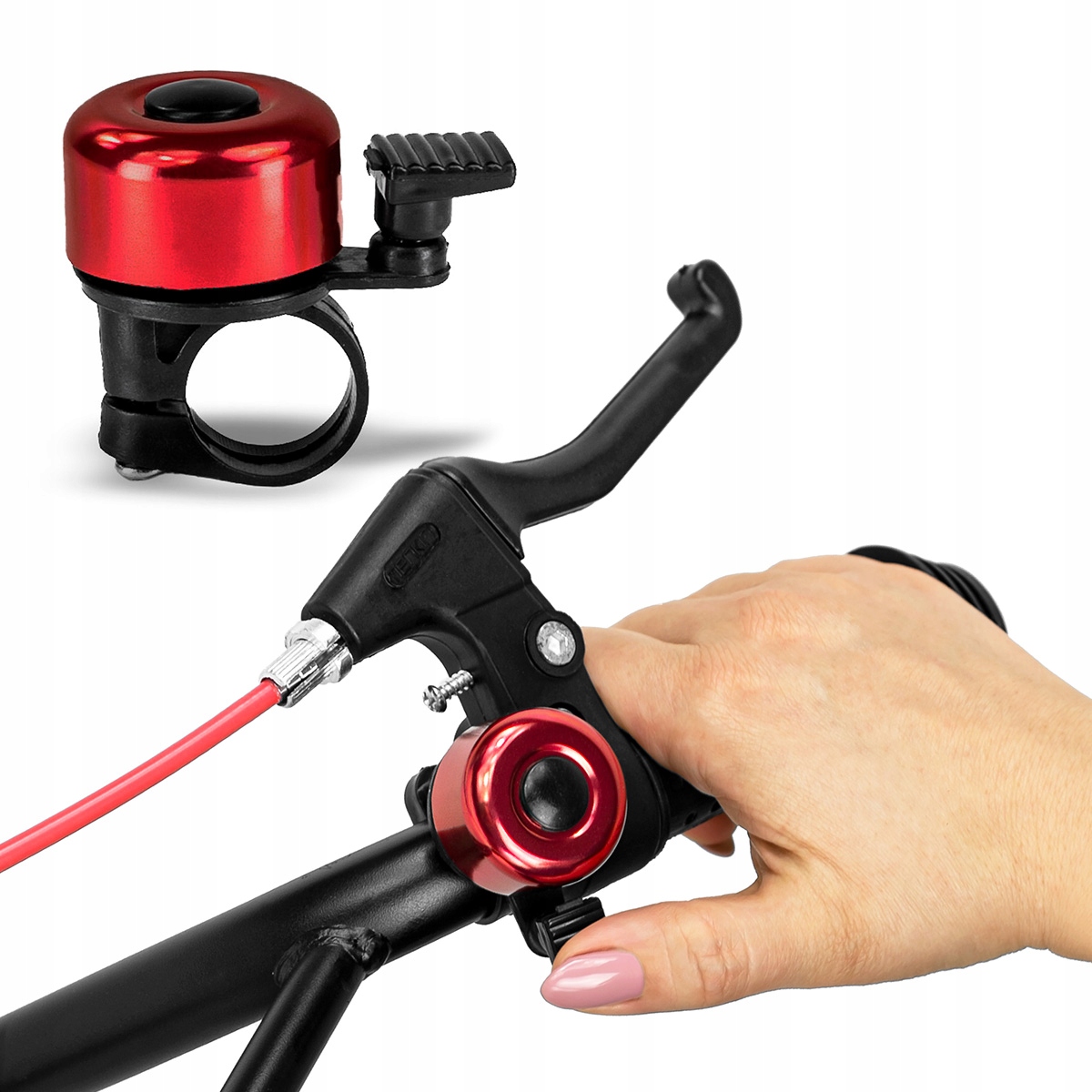 

Dzwonek rowerowy metalowy głośny Titawka