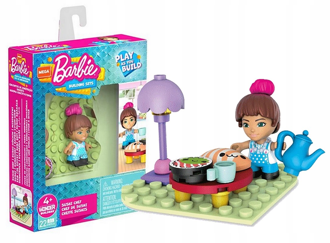 

Bloks Klocki Barbie figurka sushi master