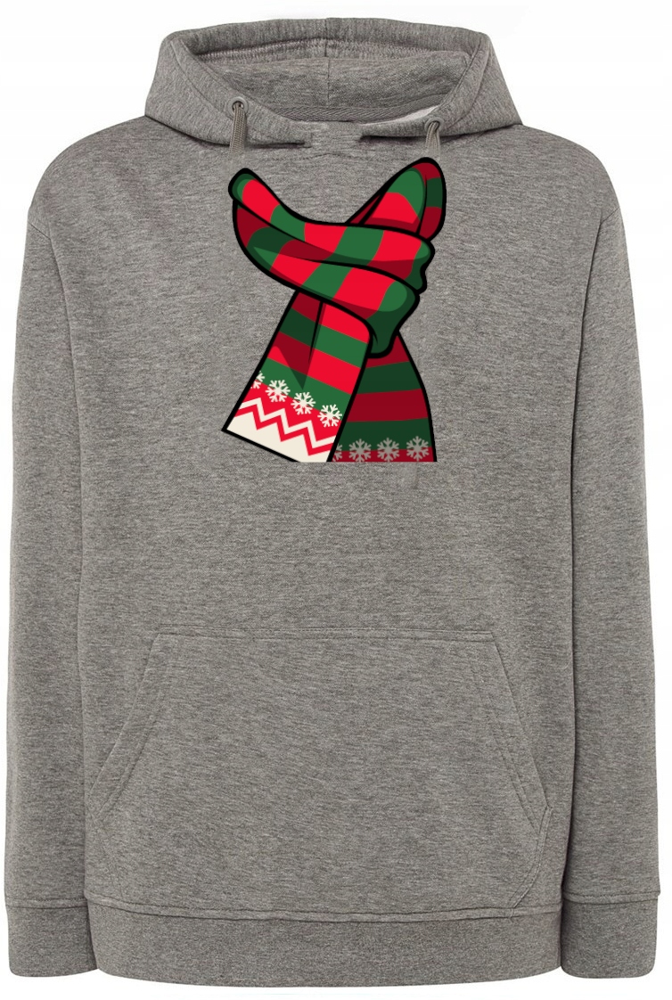 Pánská mikina s potiskem Vánoční kravata vel. 4XL