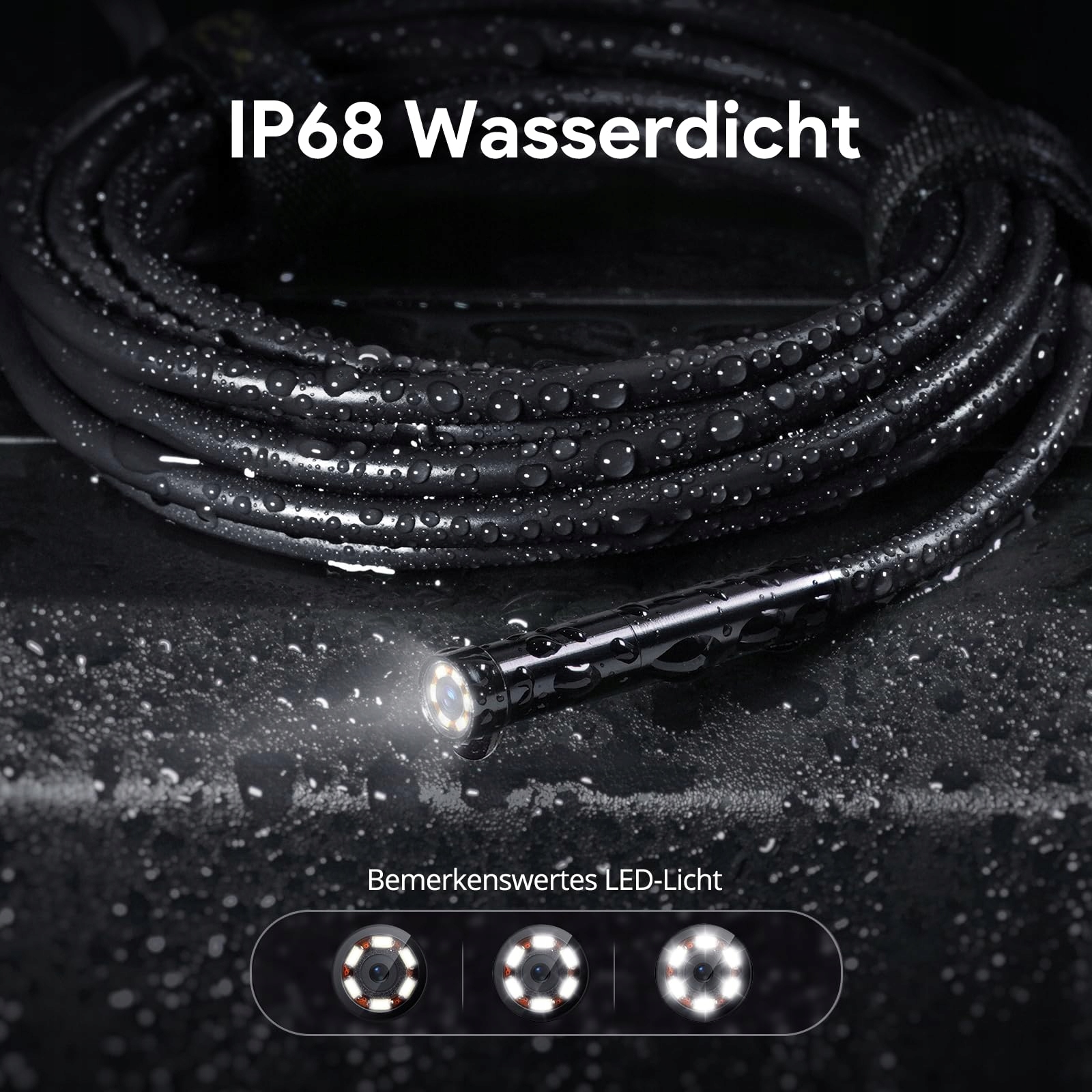 DEPSTECH Kamera Endoskopowa 1080P Dual Obiektyw 5m Wodoodporna IP67 — miniatura 5