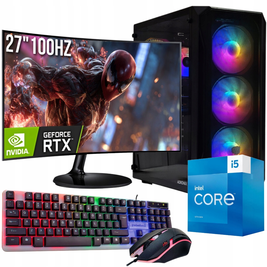 Herní Set I5 32GB Rtx 5050 8GB Monitor 27" 100Hz