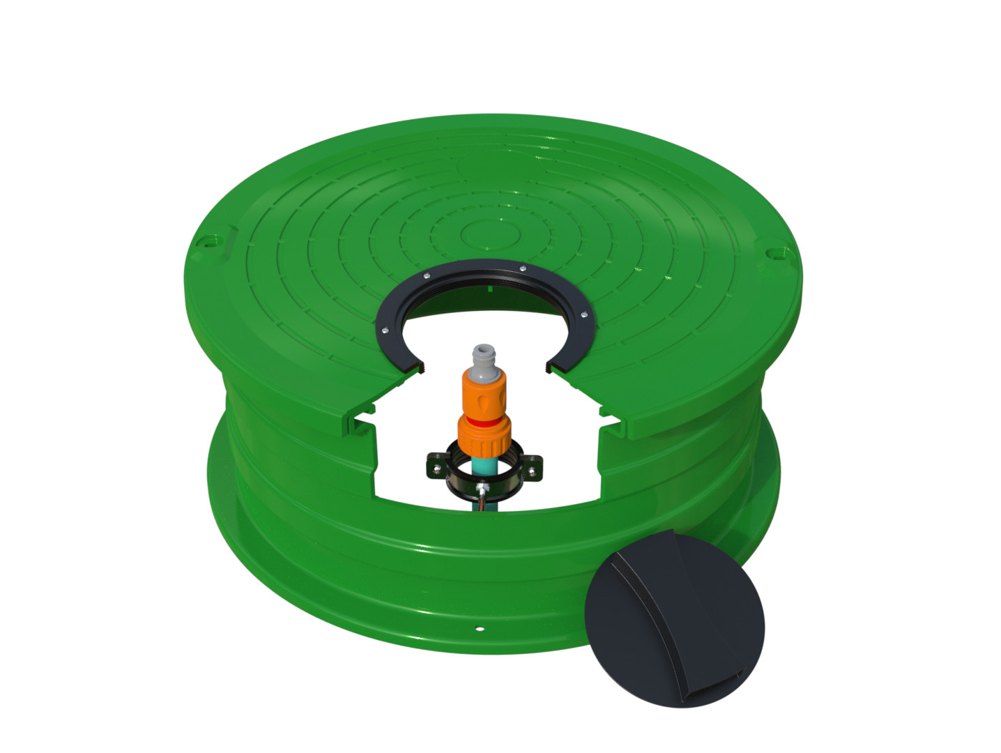 

Pokrywa z punktem poboru wody DN500 Bolt 2500-7000