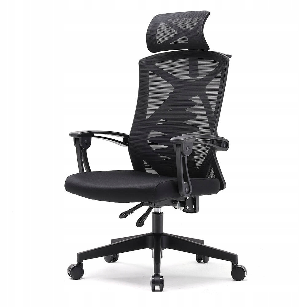 Ergonomická kancelárska otočná stolička Angel Spino čierna