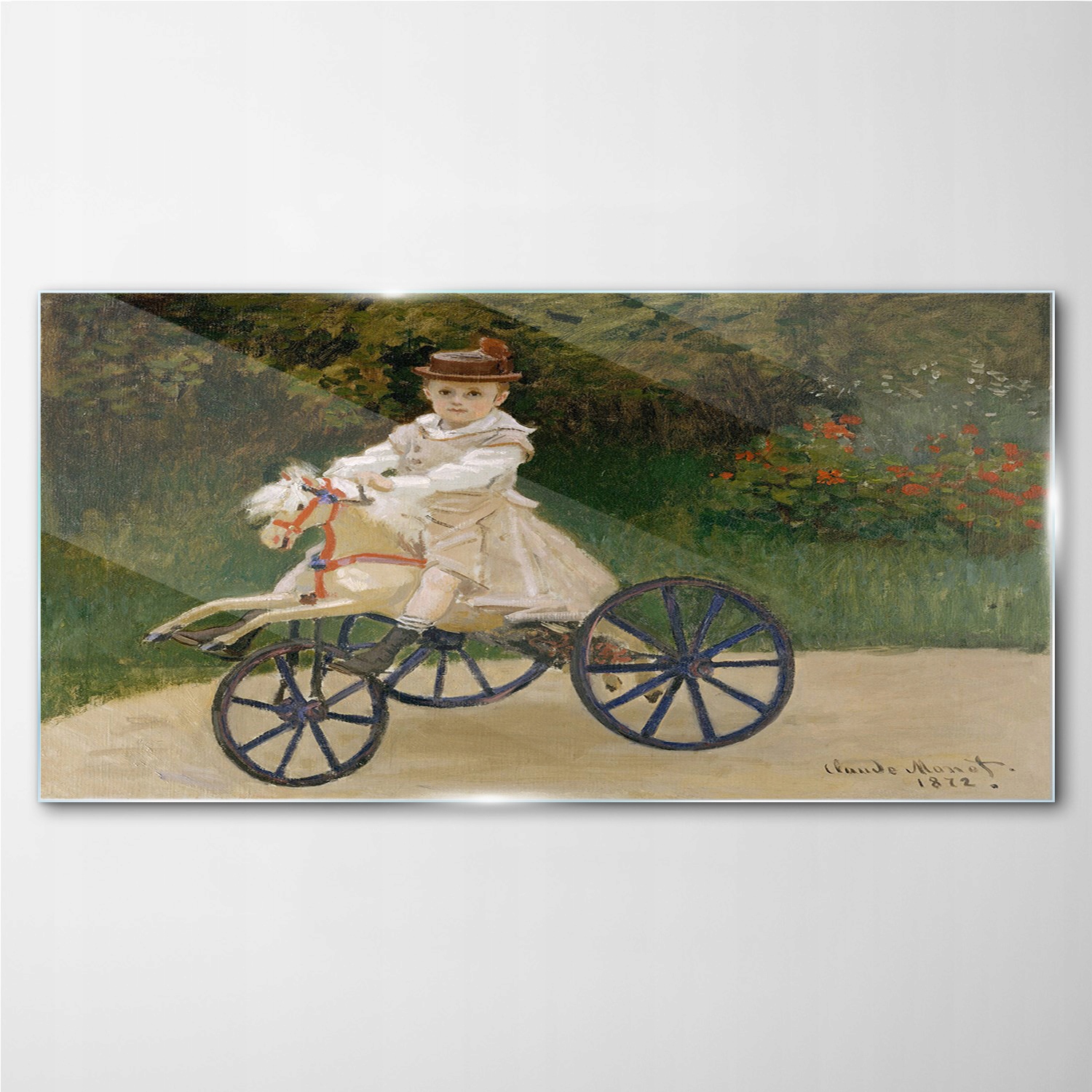 

Foto-obraz szklany Portret dziecko Monet 140x70 cm