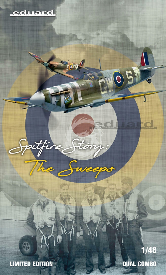 Spitfire Story The Sweeps Dual Combo Limited Eduard 11153 měřítko 1/48