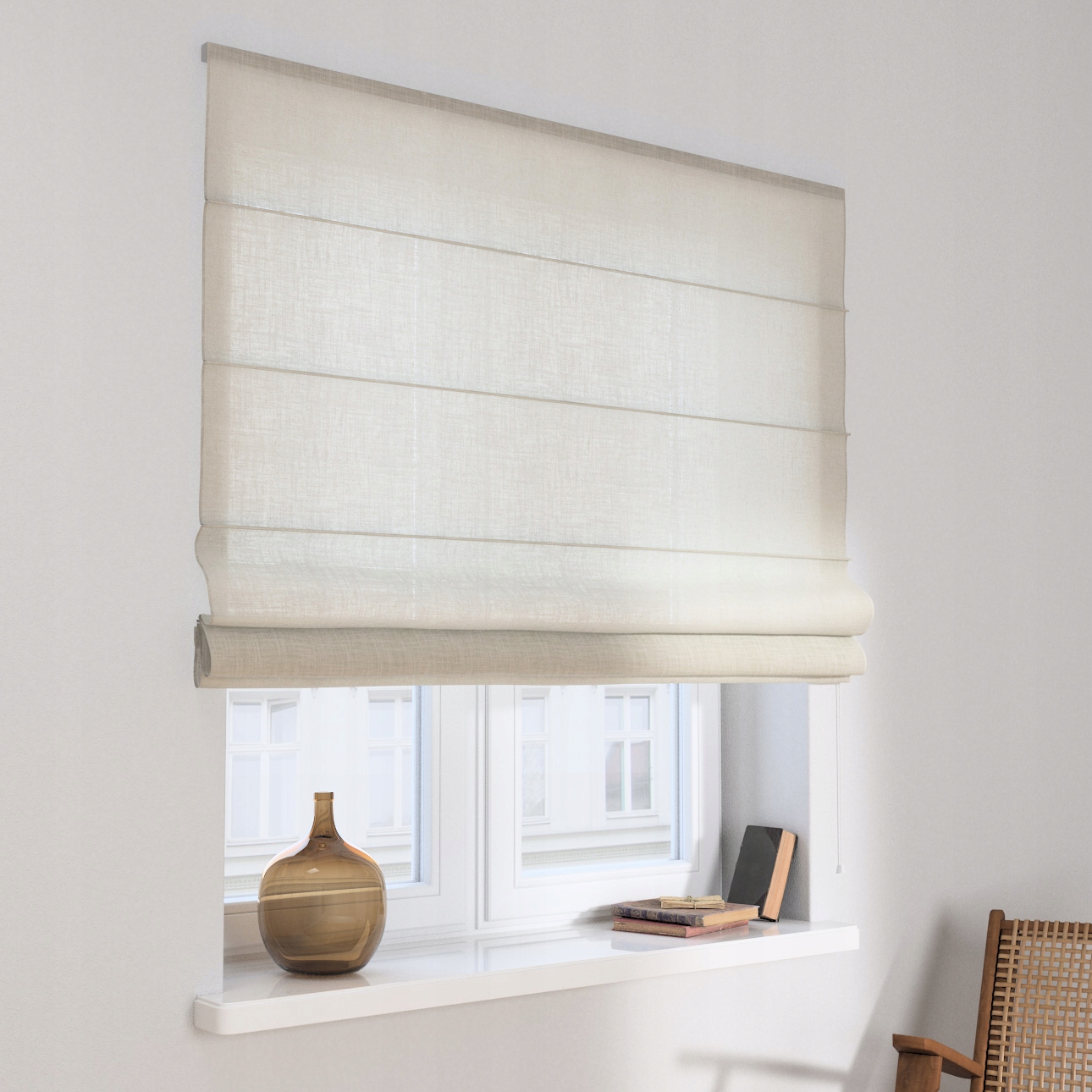 Hotová rímska roleta Capri 110x150 cm béžová