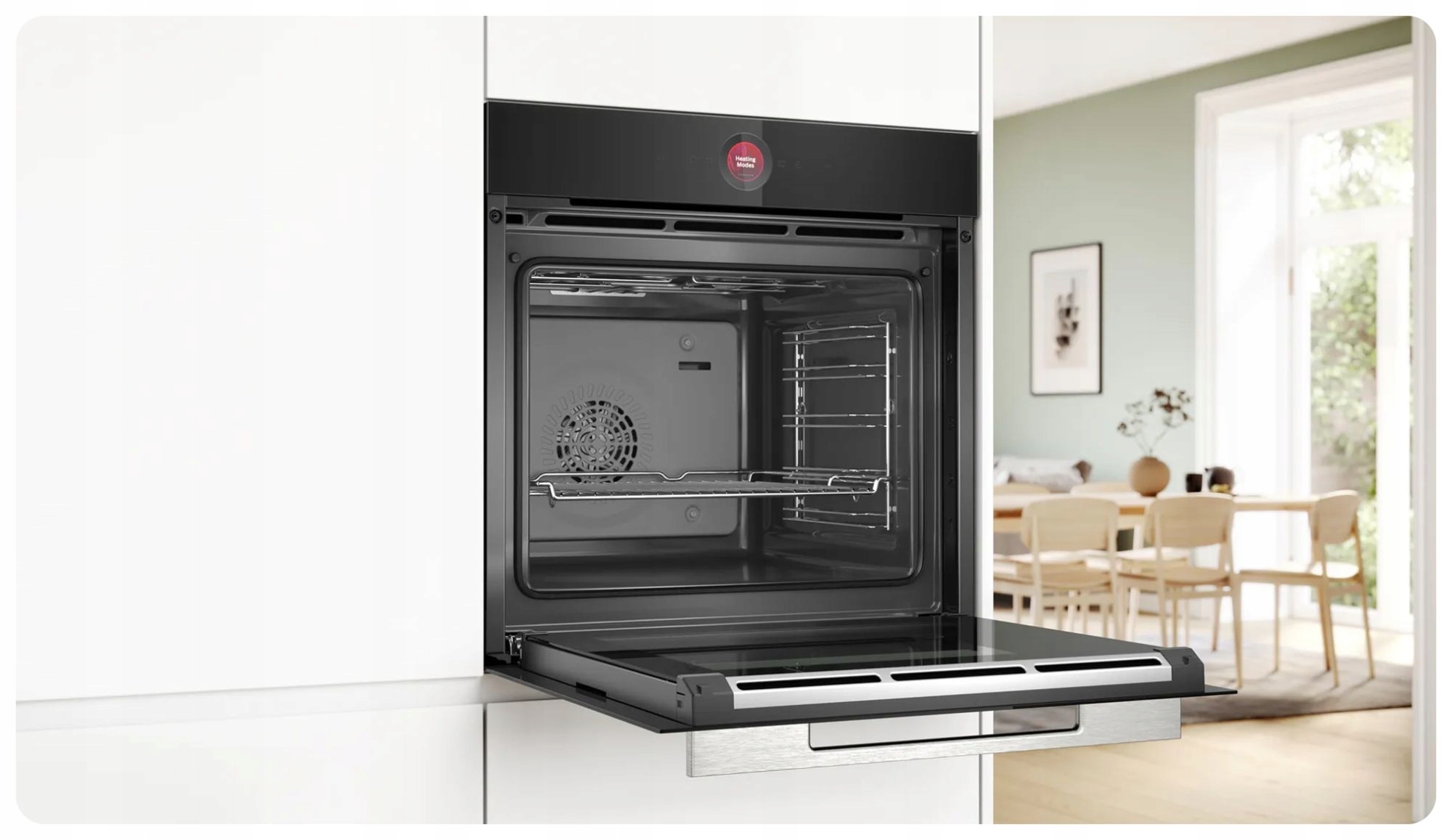 Zestaw BOSCH HBG7341B2 + BEL7321B1 + PVQ61RBB5E AGD zabudowa 3 elementy Stan opakowania oryginalne