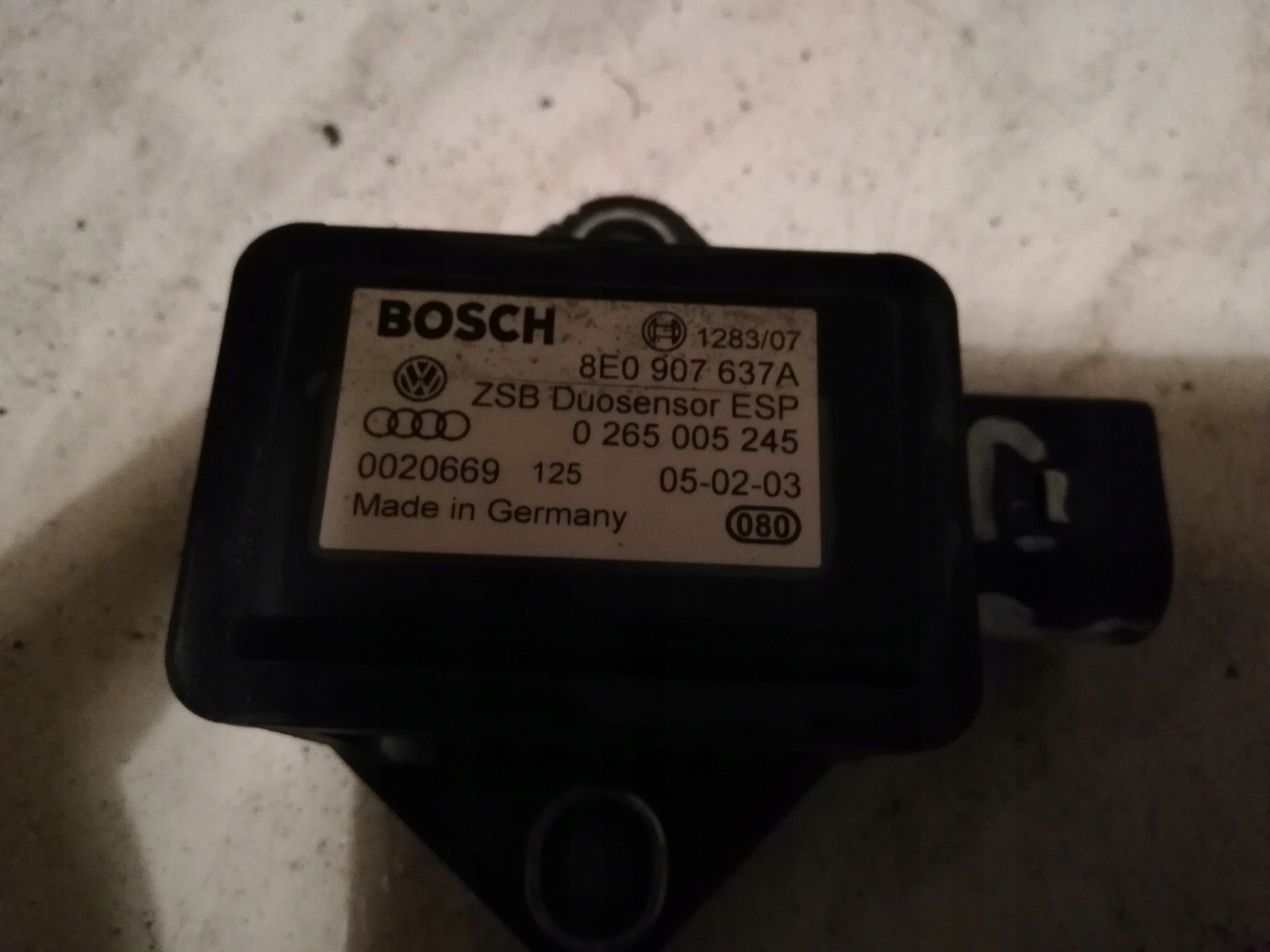 modul ESP AUDI VW 8E0907637A