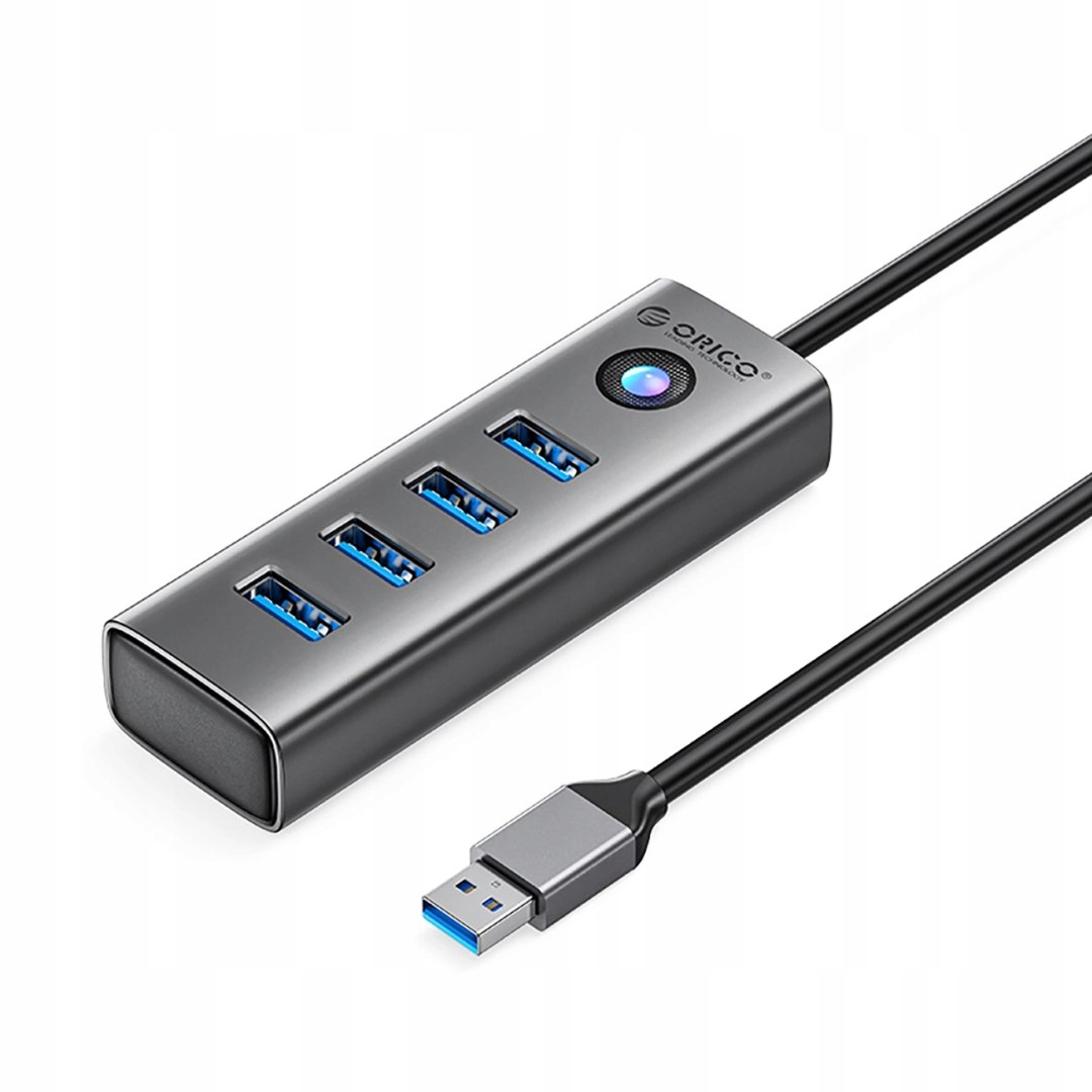 Hub Orico PDD4U-U3 4x Usb-a 3.0 szary