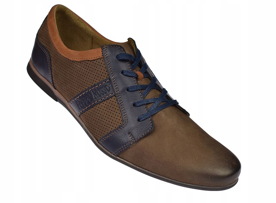 Pánské sportovní boty z přírodní kůže, elegantní, casual Polské, velikost 105, vel.